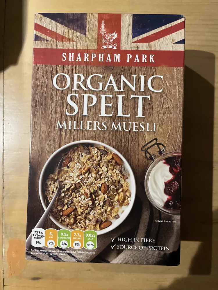 Organic Spelt Millers Muesli