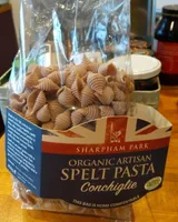 Organic artisan spelt pasta conchiglie