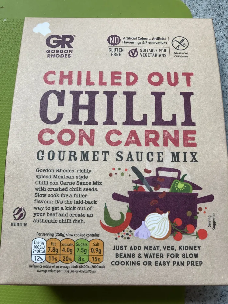 Chilled Out Chilli Con Carne Gourmet Sauce Mix