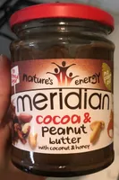 Meridian Cocoa & Peanut Butter With Coconut & Honey