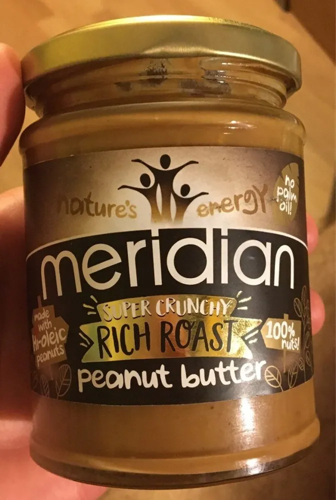 Super crunchy rich roast peanut butter