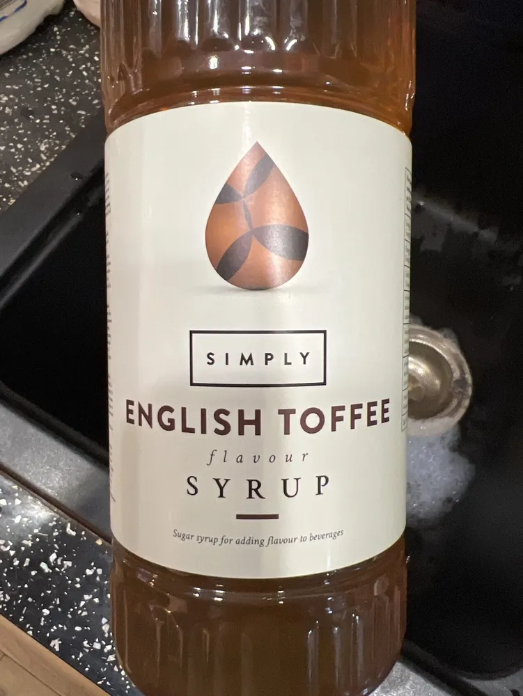 English Toffee Syrup
