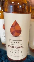 Simply caramel flavour syrup