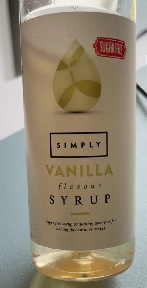 Vanila flavour strup