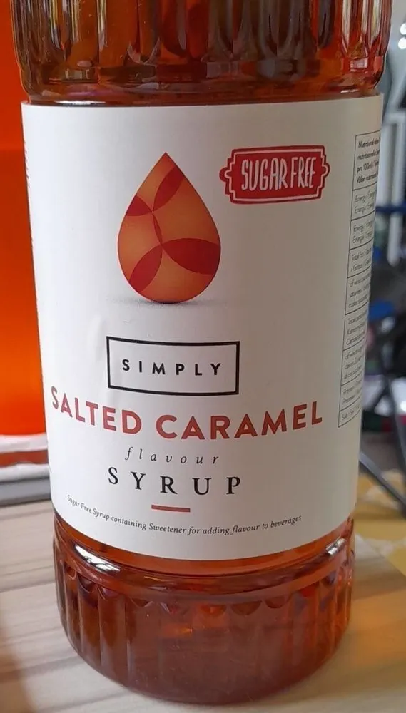 Simply salted caramel syrup