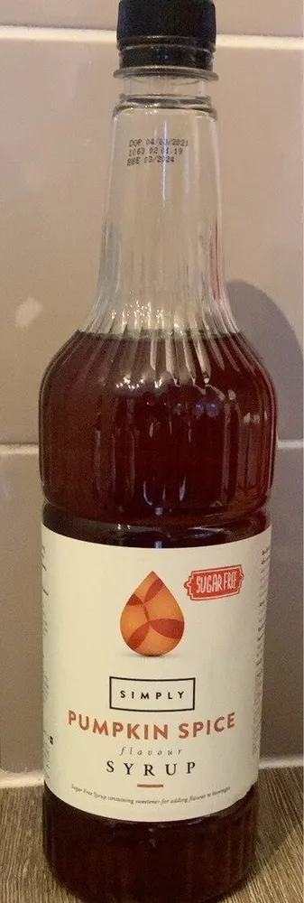 Sugar Free Pumpkin Spice Syrup