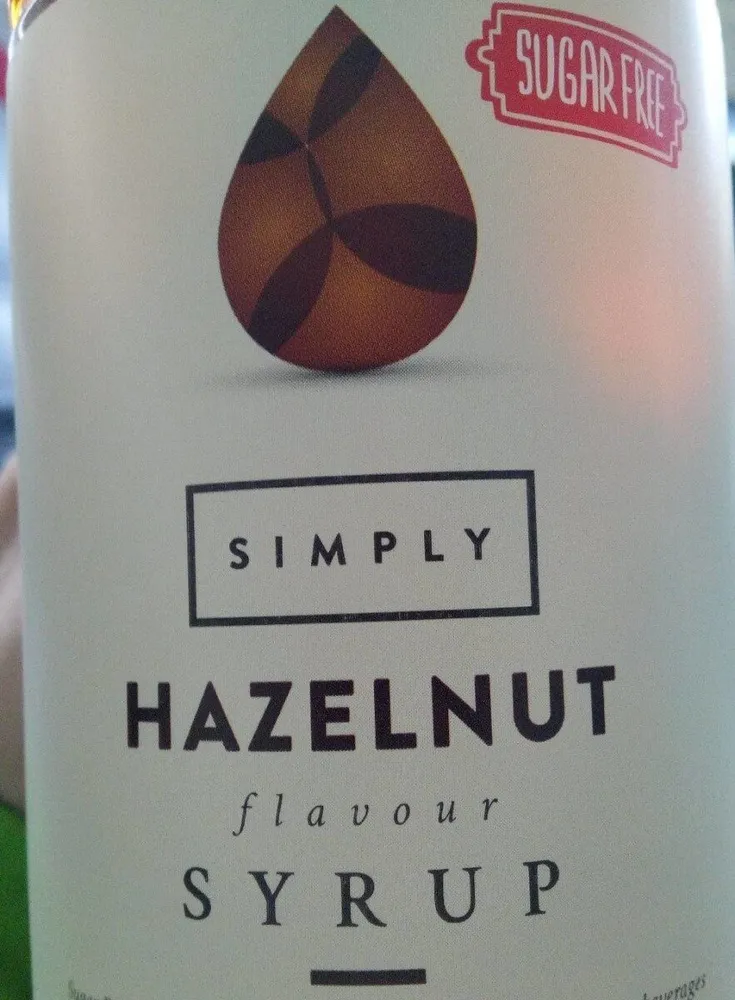hazelnut flavour syrup