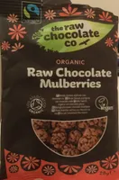 Raw chocolate mulberries