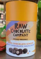 Dark chocolate ginger salty chocolate hazelnuts