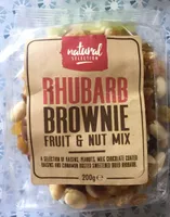 Rhubarb Browni fruit& nut mix