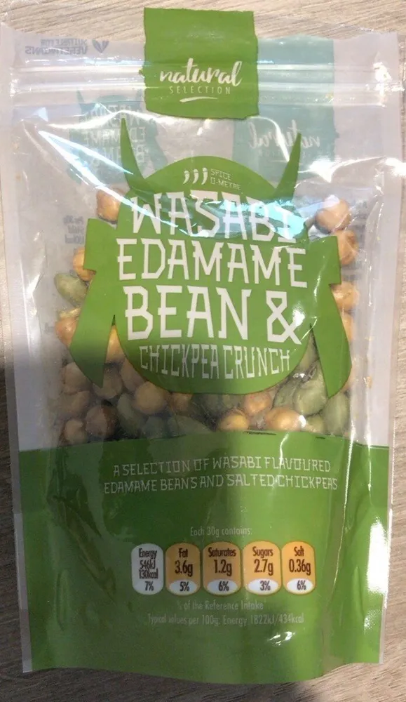 Wasabi Edamame Bean & Chickpeas Crunch