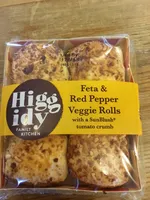 Feta & Red pepper veggie rolls