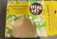 Higgidy cauliflower cheese and broccoli pie