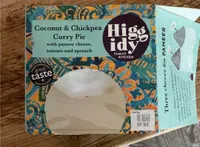 Coconut and chickpea curry pie
