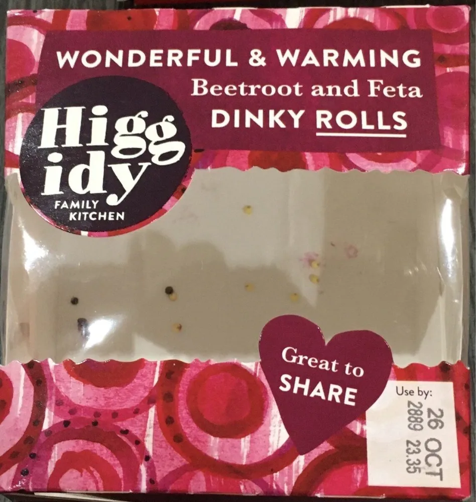 Beetroot and Feta DINKY ROLLS