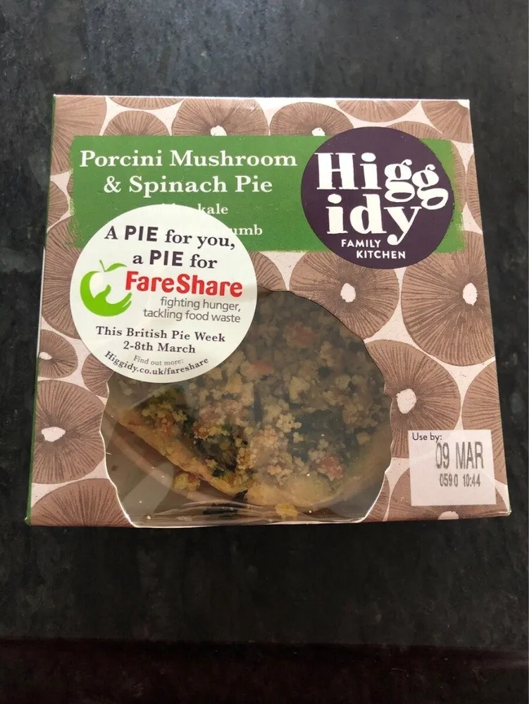 Porcini Mushroom & Spinach Pie