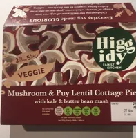 Mushroom and puy lentilcottage pie