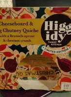 Cheeseboard and Fig Chutney Quiche