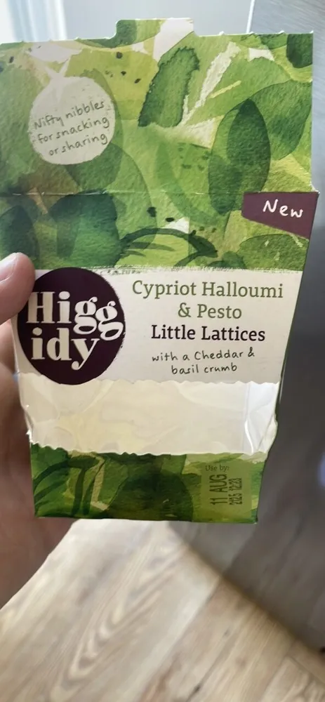 Cypriot Halloumi & Pesto Little Lattices