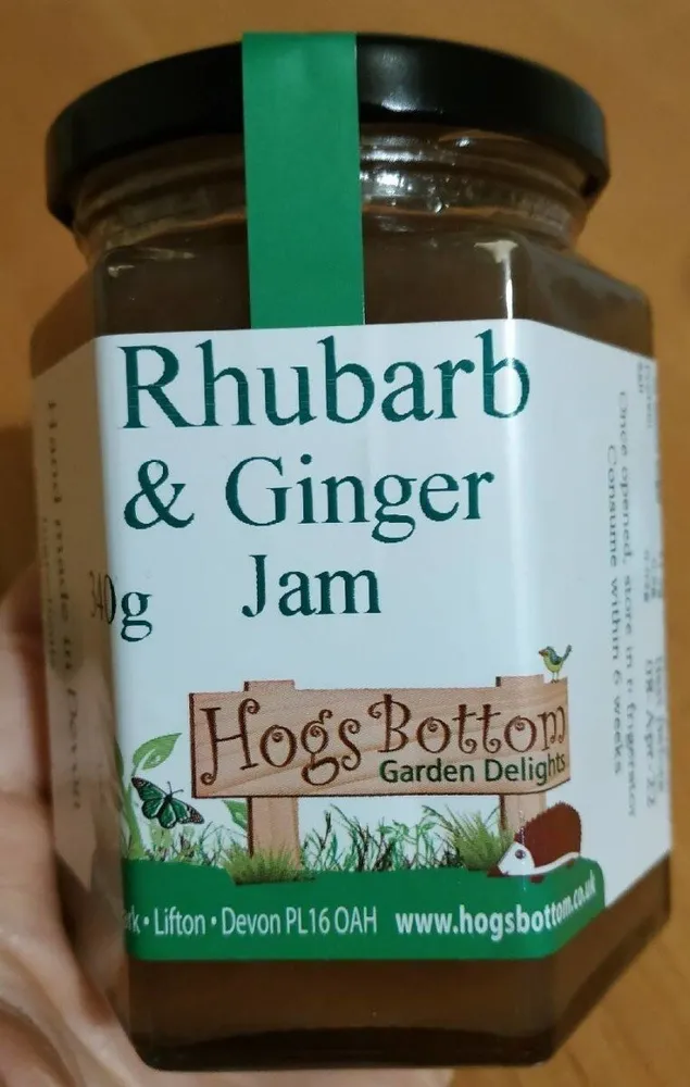 Rhubarb and Ginger Jam