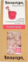 Rhubarb & Ginger Biodegradable Tea Temples