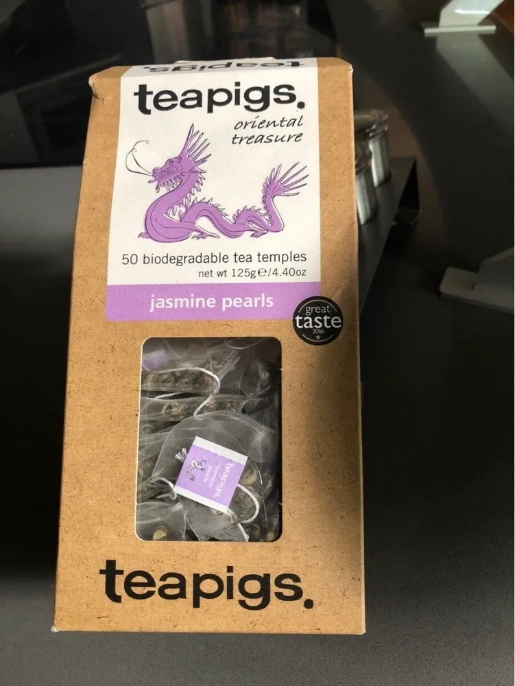 Biodegradable tea temples jasmin pearls