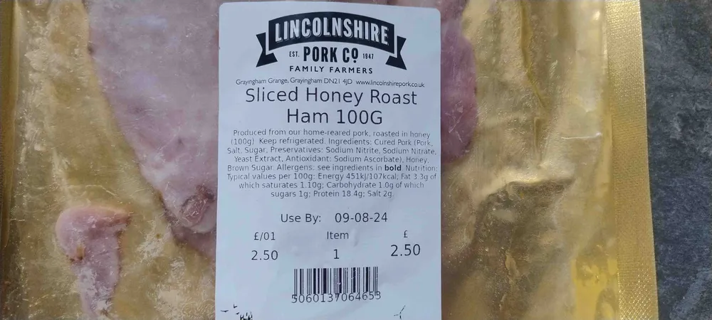 Sliced Honey Roast Ham