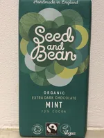 Chocolate negro con menta ecológico producto vegano