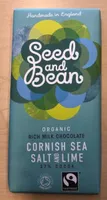 Organic rich milk chocolate cornish sea salt and lime