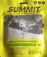 Morning oats with raspberry