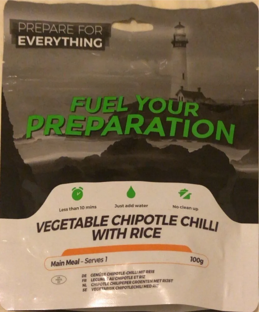 Gemüse Chipotle-Chili mit Reis