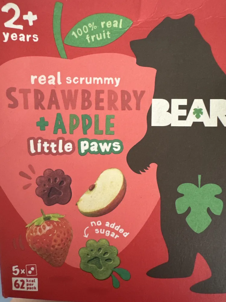 Pure Fruit Paws Strawberry & Apple 5 x