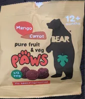 Pure Fruit & Veg Paws Mango & Carrot