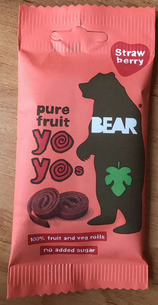 pure fruit Yoyos ovocná dřeň jahoda