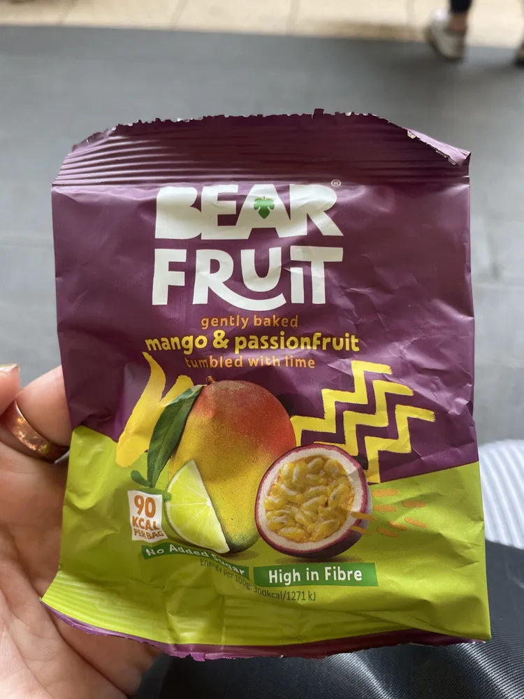 gently baked mango & passionfruit