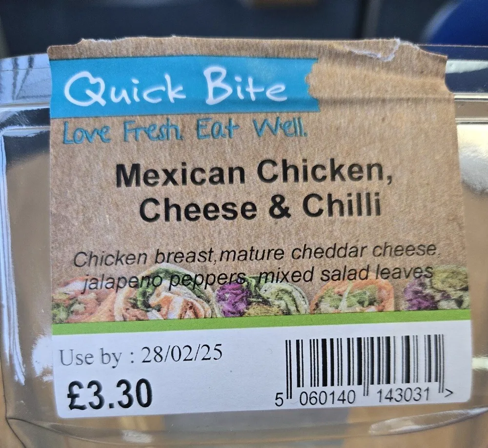 Mexican Chilli Cheese Wrap