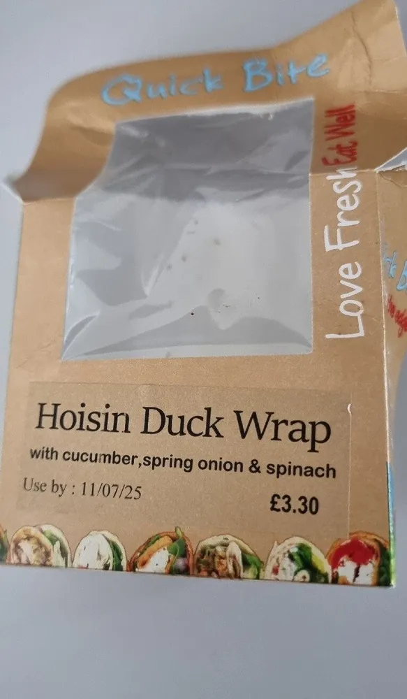 Hoisin Duck Wrap