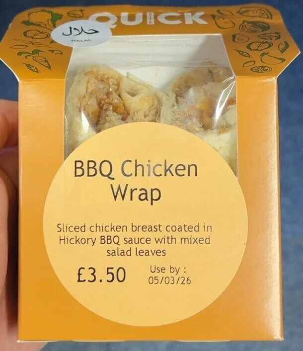 BBQ Chicken Wrap