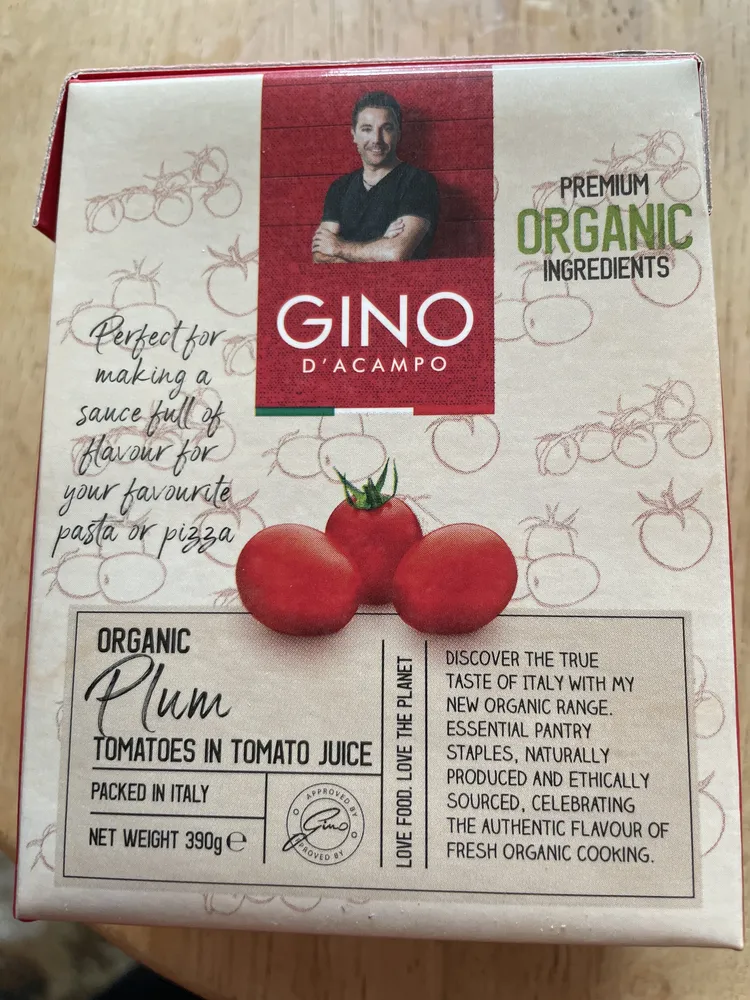 organic plum tomatoes