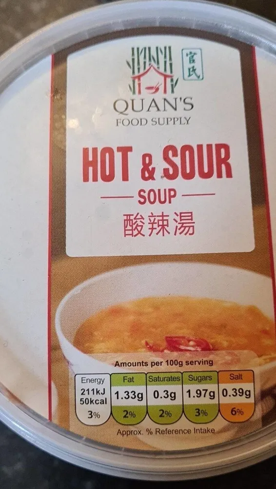 Hot and sour soup