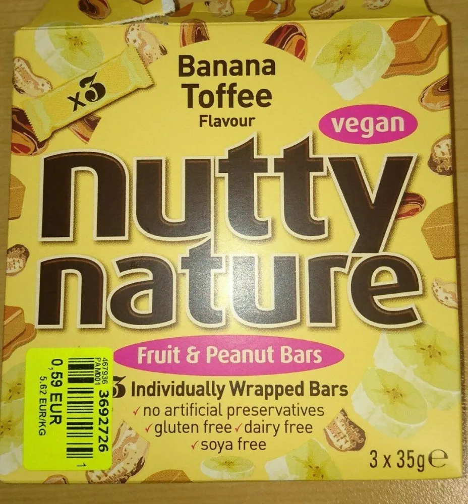 Nutty nature banana toffee