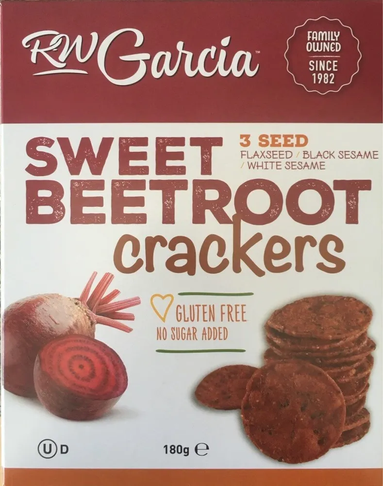 Sweet Beetroot Crackers