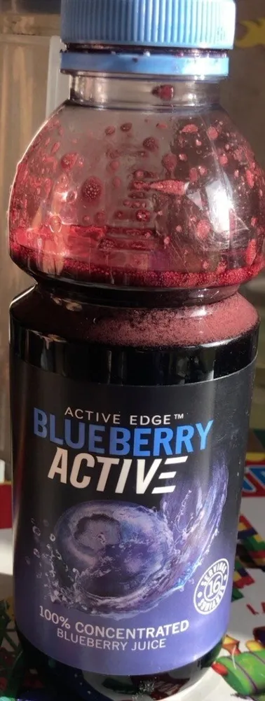 Concentrated blueberry juice