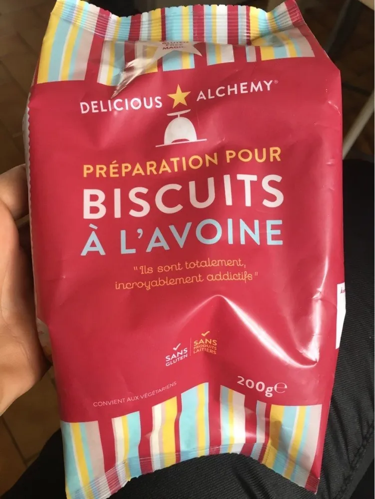 Preparation pour biscuits a l'avoine