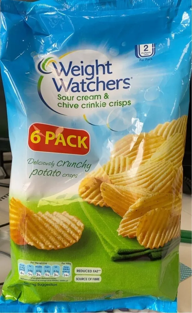 Sour Cream and Chive Crinkle Crisps