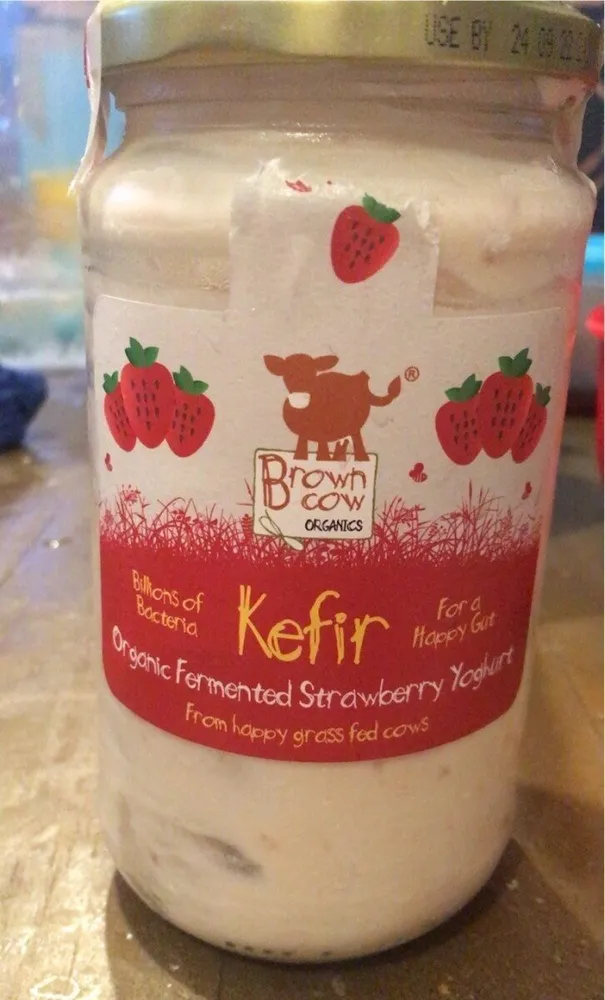 Kefir Organic Fermented Strawberry Yoghurt