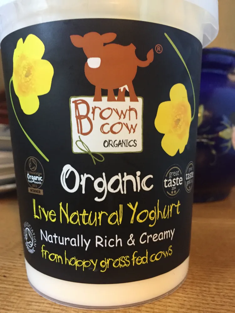 Brown Cow live natural yoghurt