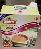 Mukti Instant Cardamom Unsweetened Chai Pre-mix
