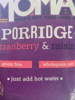 Porridge cranberry & raisin