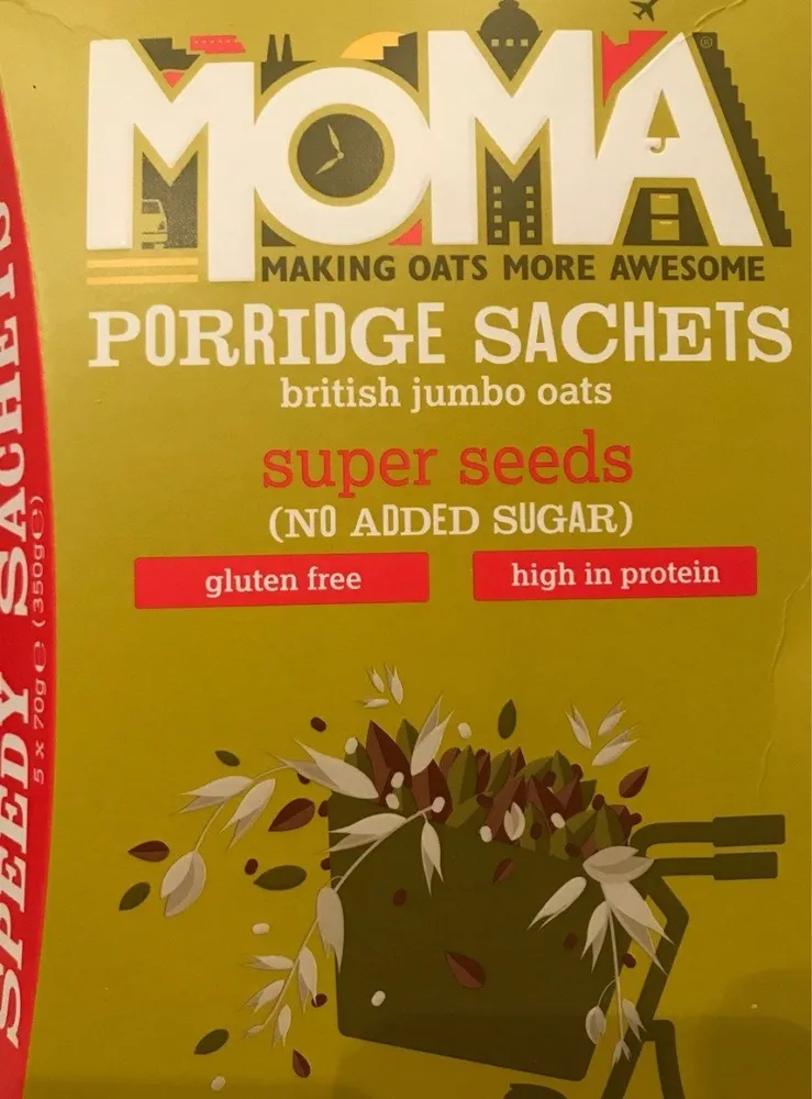 MOMA porridge sachets super seeds